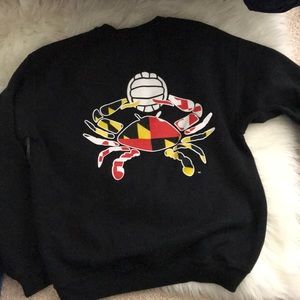 Maryland volleyball crewneck sweatshirt